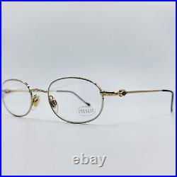 Bugatti eyeglasses Men Ladies Oval Gold Silver 20178 Vintage 90er Years NOS