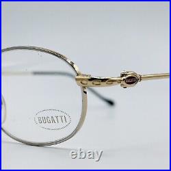 Bugatti eyeglasses Men Ladies Oval Gold Silver 20178 Vintage 90er Years NOS