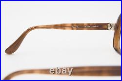 By 80 Vintage Eyewear LARONDE ALAN 52-22 Pilot Brown Acetat Frame Eyeglasses
