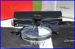 CARTIER BOLON C DECOR GLASSES With CLEAR LENSES PREMIUM QUALITY RARE BOX SET