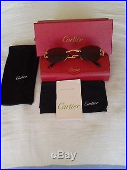 Cartier New Sunglasses Eyeglasses Paris Serial#31968589 France Excellent