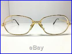 CARTIER Paris Eyeglasses Gold © 89 Cartier Frame 54-15-130 RARE VINTAGE