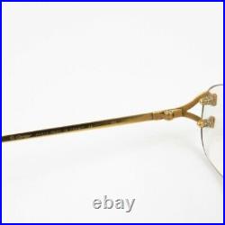 CARTIER Prescription eyeglass frame vintage Glasses gold France Women 73046