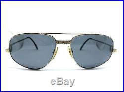 CARTIER Romance Santos 58-18 140 Mat Silver Vintage Eyeglasses Sunglasses 20401