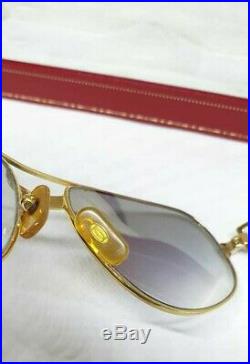 CARTIER Romance Santos 58-18 140 Vintage Sunglasses Eyeglasses France