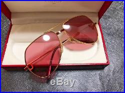 CARTIER VENDOME LAQUE Vintage Eyeglasses / Sunglasses Louis Trinity with Case
