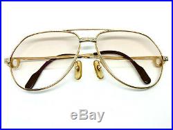 CARTIER VENDOME SANTOS GOLD Vintage Eyeglasses / Sunglasses