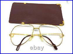 CARTIER Vendome LOUIS 59-14-140 Vintage Eyeglasses Sunglasses with Case 21008
