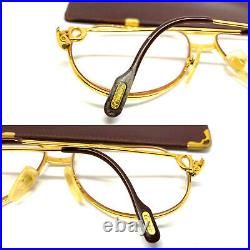 CARTIER Vendome LOUIS 59-14-140 Vintage Eyeglasses Sunglasses with Case 21008