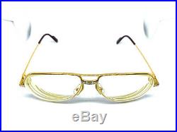 CARTIER Vendome SANTOS 56-14-130 Vintage Eyeglasses Sunglasses with Case 20502