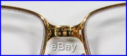 CARTIER Vintage Authentic Gold Frame 135 1980's Made in France Glasses