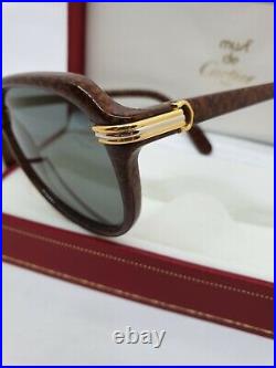 CARTIER Vitesse Composite Vintage Sunglasses Collectible Key NOS