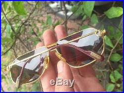 CARTIERs Tank 18k gold filled sunglasses, made in france, number 8093398