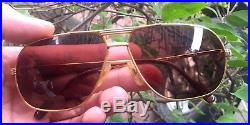 CARTIERs Vendome 18k gold filled sunglasses, made in france, number 8093398
