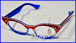 COOLEST VINTAGE DESIGNER Pointy Cat Eye Glasses- LUMAR 671 FRANCE