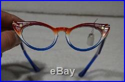 COOLEST VINTAGE DESIGNER Pointy Cat Eye Glasses- LUMAR 671 FRANCE