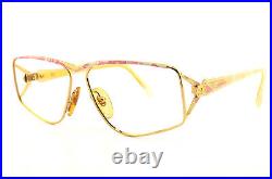 COURRÉGES Glasses Spectacles Model 822 For 020 Vintage Eye Frame Deluxe Gold