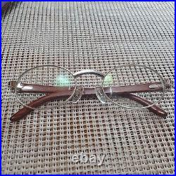 Cartier Bubinga Wood Frame Vintage sunglasses Authentic