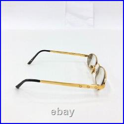 Cartier Eyeglasses Sunglasses Gold 140mm Vintage Japan 2408224