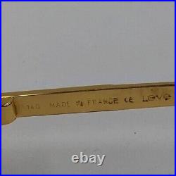 Cartier Eyeglasses Sunglasses Gold 140mm Vintage Japan 2408224