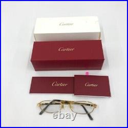 Cartier Eyeglasses Sunglasses Gold 140mm Vintage Japan 2408224