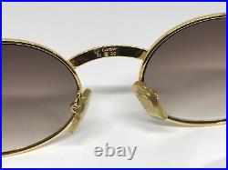 Cartier Giverny Gold Wood Vintage Sunglasses Glasses Eyeglasses Frame Buffalo