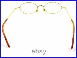 Cartier Glasses Eyewear Eyeglasses 49/19 135 Vintage Men Gold M1596