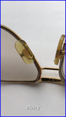 Cartier Glasses Vintage 1988 gold plated authentic 140