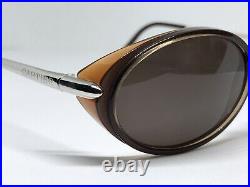 Cartier Havana Platinum Vintage Sunglasses Glasses Eyeglasses Frame Wood Oval