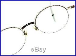 Cartier Louis Half Rimless Vintage! Eyeglasses / Sunglasses Santos Silver Gold