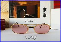 Cartier Must Laque Santos Vintage Sunglasses Lunettes Sonnenbrille Eyeglasses