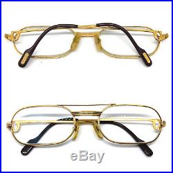 Cartier Must Louis Vintage! Eyeglasses / Sunglasses Panthere trinity Santos