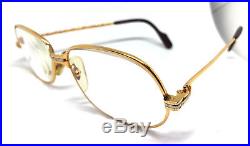 Cartier Panthere 1989 GOLD with BOX Vintage Eyeglasses / Sunglasses Louis santos