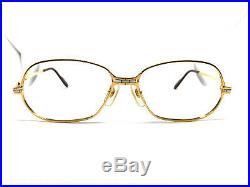 Cartier Panthere 54-15 130 GOLD Vintage Eyeglasses / Sunglasses santos 11014