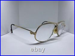 Cartier Panthere Vendome Decor Gold Vintage Sunglasses Glasses Eyeglasses Frame