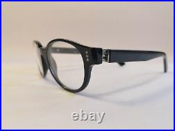 Cartier Premiere Luxury Black Eyeglasses 49-20 Hand Made in France Very Rare
