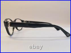 Cartier Premiere Luxury Black Eyeglasses 49-20 Hand Made in France Very Rare