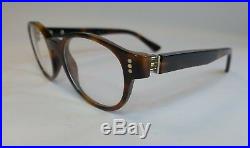 Cartier Premiere Luxury Tortoise Eyeglasses 47-19 Hand Made in France Very Rare