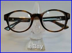 Cartier Premiere Luxury Tortoise Eyeglasses 49-20 Hand Made in France Very Rare