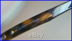 Cartier Premiere Luxury Tortoise Eyeglasses 54-16 Hand Made in France Very Rare