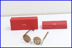 Cartier Rimless Men's Sunglasses Paris 140 France 81339125