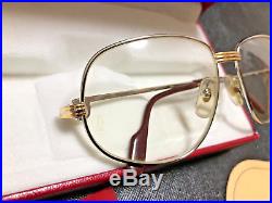 Cartier Romance Louis 1986 Silver Vintage Eyeglasses / Sunglasses Drake Migos