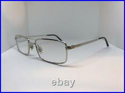 Cartier Santos Platinum Gold Vintage Sunglasses Glasses Eyeglasses Frame
