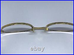 Cartier Sicier Gold Vintage Sunglasses Glasses Eyeglasses Frame