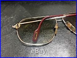Cartier Tank Silver Vintage Eyeglasses / Sunglasses Trinity 64-12