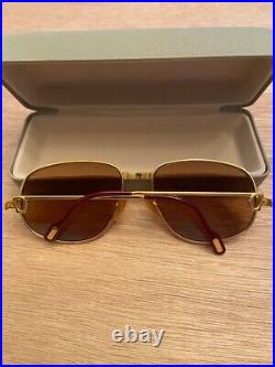 Cartier Trinity Romance Gold Sunglasses