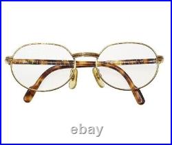 Cartier Trinity Tortoiseshell Pattern Glasses with Degrees France 5.11x1.57 Used