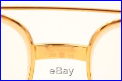 Cartier Vendome, Gold Tone Frame, Clear Aviator Lenses, Vintage Glasses