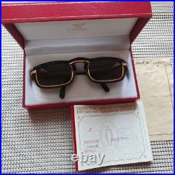 Cartier Vertigo 1991 Vintage sunglasses Authentic /w box & paper