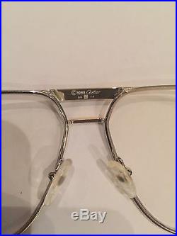 Cartier Vintage Eyeglasses 1988 GREAT CONDITION new non-prescription lenses